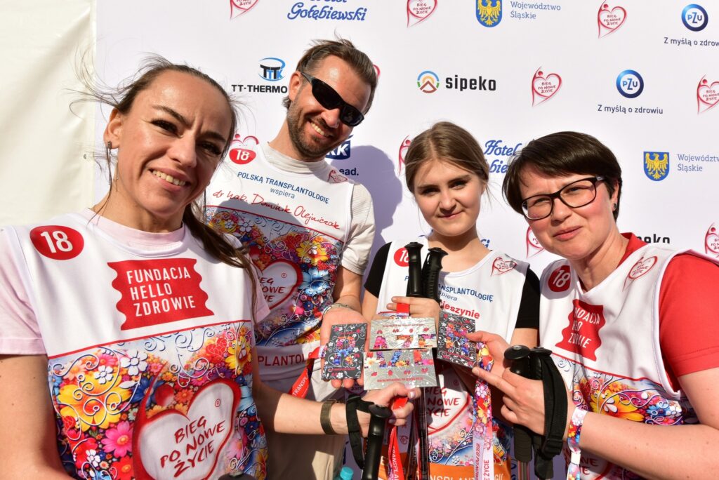 Sztafeta Fundacji Hello Zdrowie, która wzięła udział w 29. Biegu po Nowe Życie