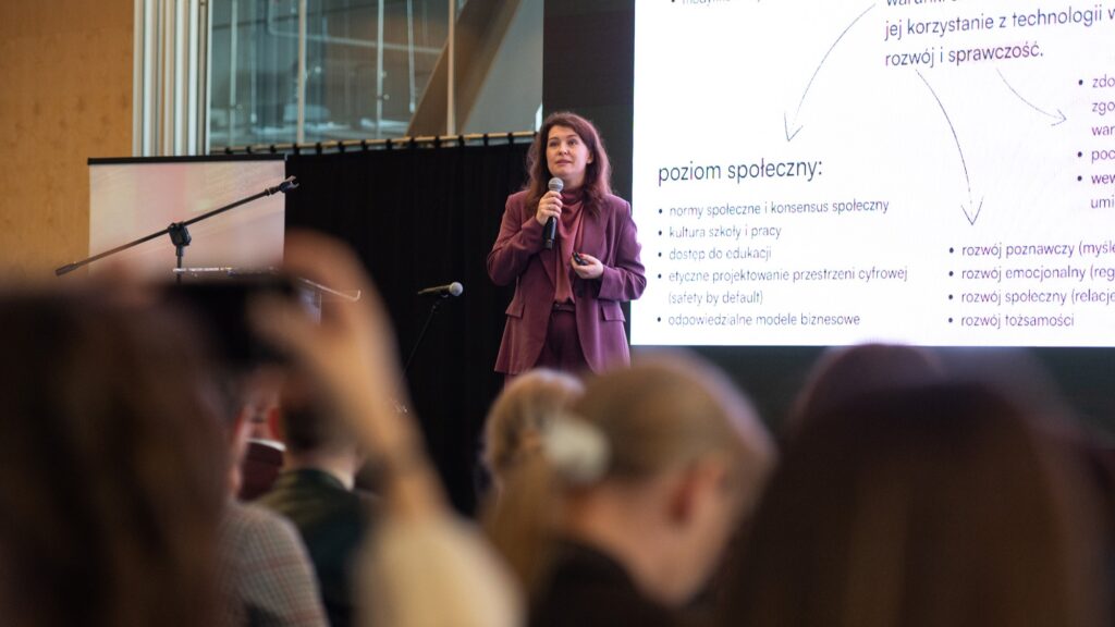 Magdalena Bigaj, prezeska Fundacji Instytut Cyfrowego Obywatelstwa i jedna z autorek Badania Higieny Cyfrowej i Aktywności Fizycznej Młodzieży w Polsce
